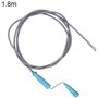 1,8 m Nettoyeur de tuyaux de 1,8 m ， Outil de dragage de tuyaux à ressort ， Nettoyage professionnel des tuyaux ， pour baignoire,
