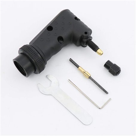 Adaptateur à angle droit pour outils rotatifs Dremel - Compatible avec les meuleuses électriques d'origine 4000 3000 8200 275