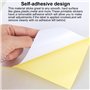 YOYEAH Lot de 40 feuilles de papier autocollant imprimable A4 – Film vinyle autocollant pour imprimante à jet d'encre, film adhé