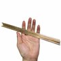 XNJIHWA 20 Pièces Baguettes Soudage Laiton Ronde Tige de soudage 1.6mm * 240mm Electrode Soudure Barre pour Soudure et Brasage d