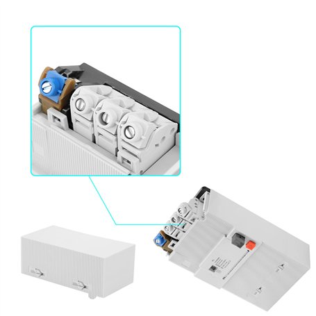 30-60A Disjoncteur Miniature 4P Réglable Disjoncteur Basse Tension Protection Commutateur d'air