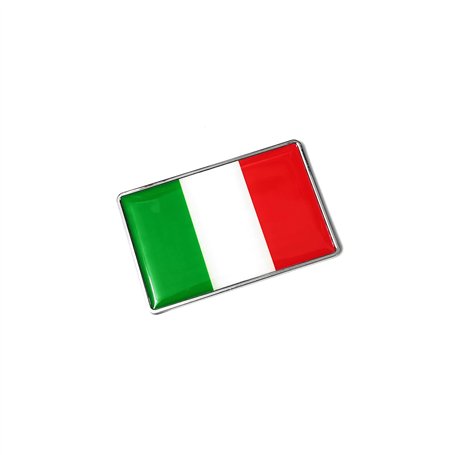 PTDecals 1 pc métal 3D Italie Drapeau Italien emblème Autocollant Autocollant Badge pour véhicule Voiture Avant Garde-Boue Pare-