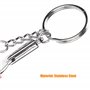 7pcs Mini porte-clés de tennis de table porte-clés mini ping-pong avec raquette de tennis de table Anneau Pendentif Keychain Tro