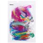 faburo 500pcs Plumes Colorées, Naturel Multicolore Plume Décoration pour DIY Arts Crafts, Costume, Chapeaux, Attrape-rêves Masqu