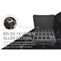 MC-Cases ® Valise de Montres | Valise à Montre pour 14 Montres | Mallette de Transport | Étanche | Verrouillable | Parfait pour