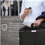 MC-Cases ® Valise de Montres | Valise à Montre pour 14 Montres | Mallette de Transport | Étanche | Verrouillable | Parfait pour