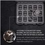 MC-Cases ® Valise de Montres | Valise à Montre pour 14 Montres | Mallette de Transport | Étanche | Verrouillable | Parfait pour