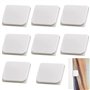 GZLCEU Lot de 8 clips de rideau de douche autocollants - Anti-éclaboussures - Coupe-vent - Sans perçage - Stop Protect - Accesso