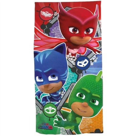 PSG Serviette de Bain Drap de Plage PJ Masks Pyjamasques Microfibre Fast Dry
