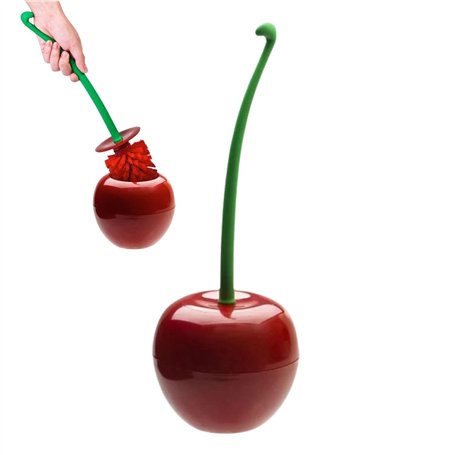 CWPFVQA Brosse De Toilette 1 Pièce Cerise