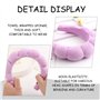 Lot De 2 Bandeaux En Éponge Moelleux Antidérapants Pour Soins De La Peau Et Lavage Du Visage - Accessoires Pour Femme