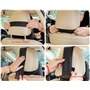 ZPPLD Appuie Tete Voiture,Oreillers de Cou Appuie Tete Voiture avec Mousse à Mémoire,Coussin Nuque pour Soutien de Cou,Respirant