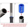 CYCEARTH Bike Star Outil de réglage d'écrou de fourche de vélo avec 1 écrou étoile et 1 vis de rechange pour tube de 2,8 cm