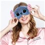 HOOKTA Stitch Masque de sommeil 3D avec bande élastique en peluche douce et flanelle pour dormir, voyager, cache-yeux pour garço