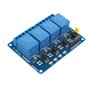 HALJIA Lot de 3 modules de relais à 4 canaux – Carte d'extension MCU universelle avec optocoupleur compatible avec R3 2560 Proje