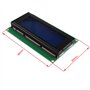 HALJIA Module LCD 5 V 2004A écran bleu 20 x 4 caractères LCD module bouclier rétroéclairage bleu compatible avec Arduino