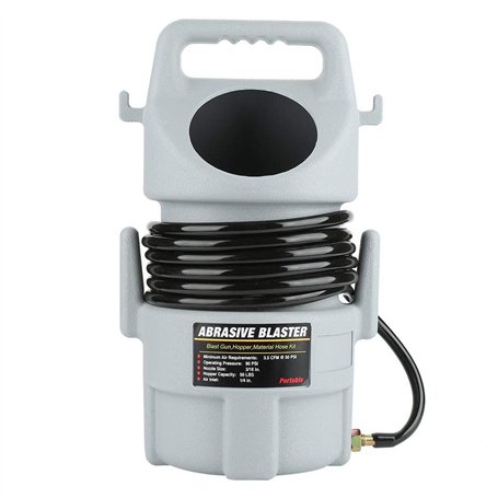 Kit de sablage pneumatique portable avec tuyau de 4