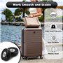 Roulette Valise Remplacement 4 Pièces Roue Valise Universelle Roue de Valise Universelle Pivotante Roues Valise Universelle de R