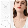 UWOBEFO 10M Chaine pour Bijoux Argent Chaîne de Câble de Liaison Chaine au Metre Bijoux 2X3mm Chainette pour Bijoux Chaîne de Câ