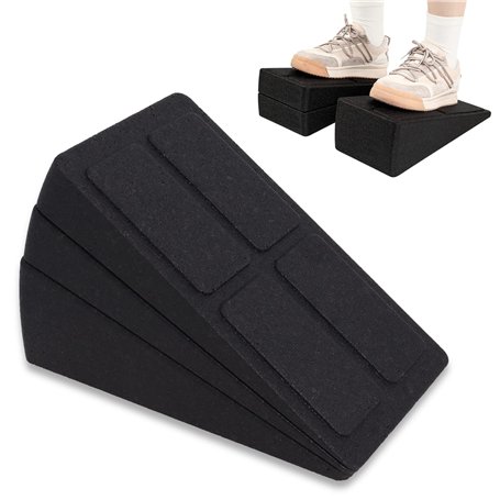 Lot de 3 Planches Inclinée Étirement Réglable Jambes Mollet