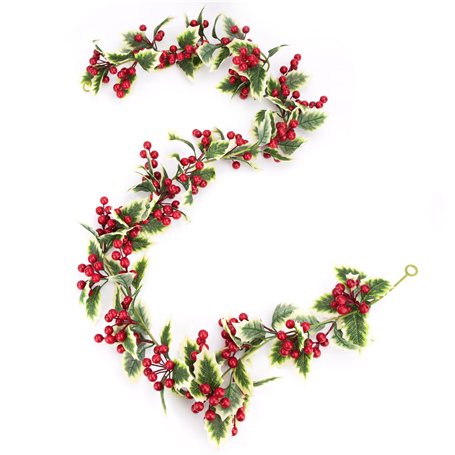 Guirlande de Baies Rouges de Noël
