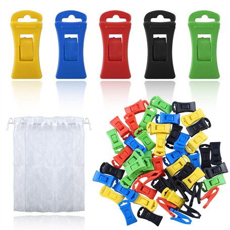 55 PCS Chaussettes Clip Machine à Laver et sèche-Linge