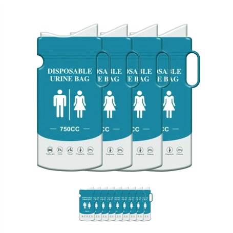 JRSHIRLEYLTD Lot de 13 urinoirs portables jetables avec poignée - Pour les hommes