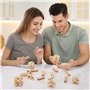 Casse-Tête en Bois Set, 3D IQ Puzzle Esprit Test Jouet, Jouet de Puzzle en Bois Jeu Éducatif Logique Cadeau pour Enfants, Adoles