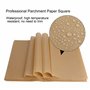 ISIYINER Papier Sulfurisé 100 Pièces Baking Paper Parchemin Antiadhésif pour la Cuisine 30 * 40CM