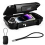WEFHEF Coffre-Fort Portable Étanche Sécurité Mini Coffre Fort Anti-Vol Coffre Fort Telephone Portable avec Câble Acier Coffre-Fo
