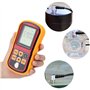 Largeur en acier de jauge d'épaisseur 1.2-220mm ultrasonique de GM100 Digital, appareil de contrôle d'épaisseur, écran LCD à qua