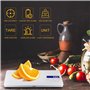 MegaWise Balance de cuisine numérique rechargeable de 15 kg - Poids en grammes et onces pour la cuisson - Graduation précise de 