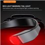 BESTSUN lampe frontale COB LED super lumineuse, lampe frontale COB LED rechargeable, lampe frontale LED rouge avec 3 modes, lamp