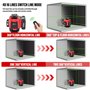 TEENO Niveau Laser 4 x 360° vert 4D 16 Line, Autonivelant Niveau Laser,Batterie Rechargeable 4800 mAh x 2, Niveaux laser avec té
