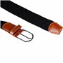 Ceinture Tressée,Ceinture élastique Extensible Stretch Femme avec Sangle Boucle Métal Dans un Sac en Lin Taille Ajustable pour J
