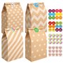 Zeawavsl 20 Pcs Sac en Papier Kraft