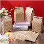 Zeawavsl 20 Pcs Sac en Papier Kraft, Pochette cadeau kraft avec 48 Autocollants, Sachet Bonbons Anniversaire pour Emballer des C