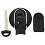 Coque de clé de voiture avec télécommande intelligente à 4 boutons pour BMW Mini Cooper F54 F55 F56 F60 2015 2016 2017 2018 avec