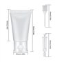 Lot de 20 tubes vides rechargeables en plastique transparent de 30 ml avec outil de distribution d'extraction