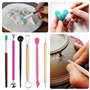 38pcs Outils kit poterie,Outils de Sculpture，Outil Sculpture Modelage, Outil Modelage Clay Sculpting Tools, Avec Sac Rangement，p