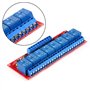 Walfront Carte de Module de Relais à 8 Canaux DC 12V, Module de Relais à Double Déclenchement Haut et Bas avec Indicateur de Tra