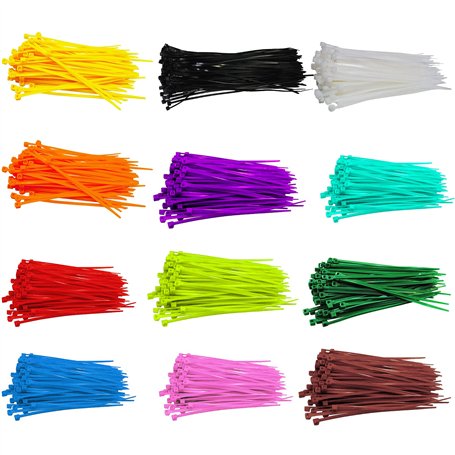 1200 Pièces 3 x 100 mm Serre-Câbles Autobloquants