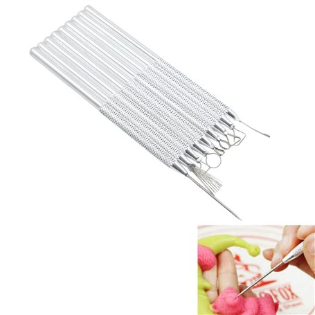 lemgyiamz Outil De Modelage Argile Outils - Kit Poterie Sculpture CéRamique Alliage D'Aluminium en PolymèRe Set D'Outils Peintur