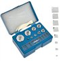 OTYMIOW Poids d'Étalonnage 17PCS Grammes d'Étalonnage Set de Poids de Calibrage en Acier Inoxydable