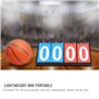 Jadeshay Tableau de Score, Compte-Rendu de Score de Tableau de Bord Portable à 4 Chiffres pour Le Basket-Ball de Tennis de Table