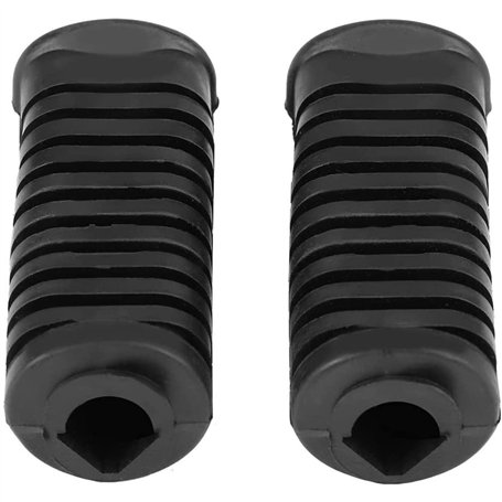 CENPEK Lot de 2 repose-pieds avant de moto en caoutchouc antidérapant noir pour CL90 CT90 CL100S SL90 CB100 CL100 CL100