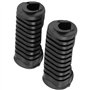 CENPEK Lot de 2 repose-pieds avant de moto en caoutchouc antidérapant noir pour CL90 CT90 CL100S SL90 CB100 CL100 CL100