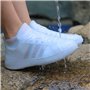 RXKFIGX 2 Paires Couvre-Chaussures, Surchaussures Impermeables Réutilisables Surchaussures Impermeables Silicone Surchaussures I
