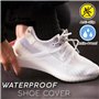 RXKFIGX 2 Paires Couvre-Chaussures, Surchaussures Impermeables Réutilisables Surchaussures Impermeables Silicone Surchaussures I