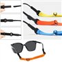 RXKFIGX Sport Nautique Corde à Lunette Cordons à Lunettes Ajustable sans Queue Cordon Elastique pour Lunettes pour Adultes et En